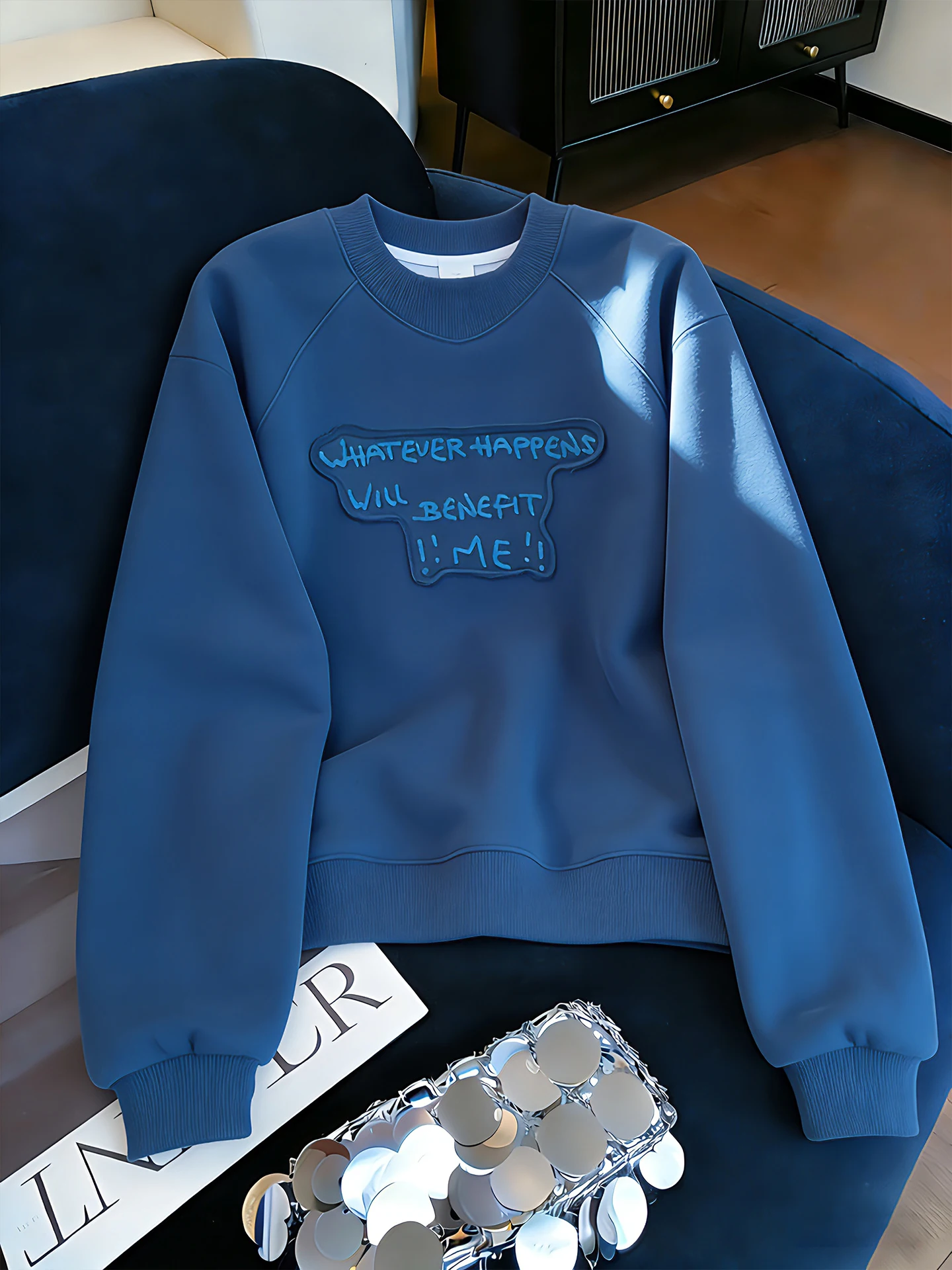 Круглая толстовка с тяжелой вышивкой в стиле ретро, весна-осень, свободный универсальный топ, модный дизайн, корейский Sle Long Sve
Круглая толстовка с тяжелой вышивкой в стиле ретро, весна-осень, свободный универсальный топ, модный дизайн, корейский Sle Long Sve