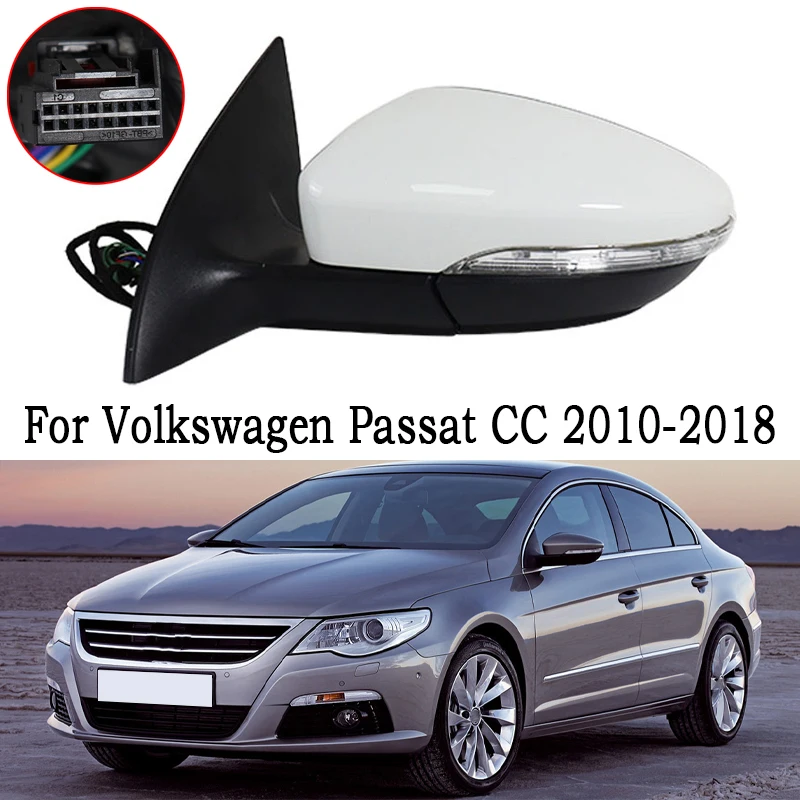 Car Rear Side Mirror Assembly For Volkswagen VW Passat CC 2010-2018 Auto Power Heated Fold Turn Signal 9 13 15 Wires
Car Rear Side Mirror Assembly For Volkswagen VW Passat CC 2010-2018 Auto Power Heated Fold Turn Signal 9 13 15 Wires