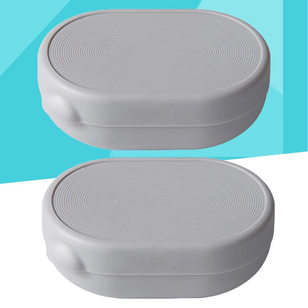 2Pcs Portable Soap Box Draining Holder Waterproof Tray Grey Protruding Hints for Convenience in Travel Gym Soap Box
2Pcs Portable Soap Box Draining Holder Waterproof Tray Grey Protruding Hints for Convenience in Travel Gym Soap Box