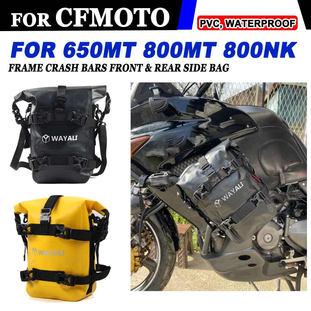 For CFMOTO 800MT 650MT MT800 800NK 800 MT NK Motorcycle Frame Crash Bars Bag Waterproof Riding Luggage Bag Tool Storage Bags
For CFMOTO 800MT 650MT MT800 800NK 800 MT NK Motorcycle Frame Crash Bars Bag Waterproof Riding Luggage Bag Tool Storage Bags