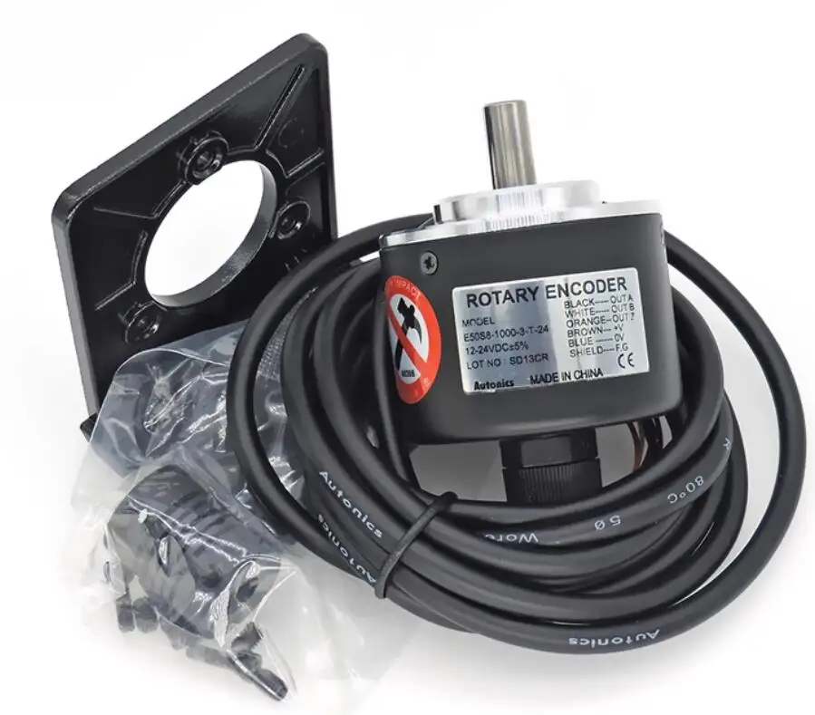 Оригинальный энкодер E50S8, инкрементный, 12-24 В постоянного тока, наружный диаметр 50 мм, вал 8 мм, импульсный, 100-2000P/R
Оригинальный энкодер E50S8, инкрементный, 12-24 В постоянного тока, наружный диаметр 50 мм, вал 8 мм, импульсный, 100-2000P/R