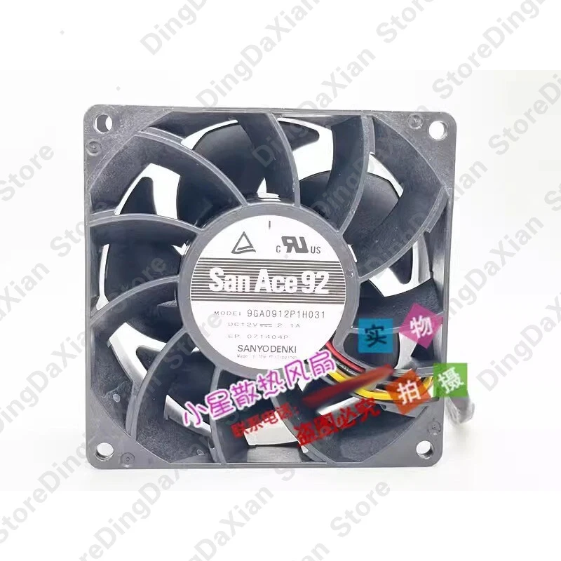 xx 1PCS For Sanyo 9GA0912P1H031 DC12V 2.1A 9CM 4-Wire PWM Inverter Cooling Fan
xx 1PCS For Sanyo 9GA0912P1H031 DC12V 2.1A 9CM 4-Wire PWM Inverter Cooling Fan