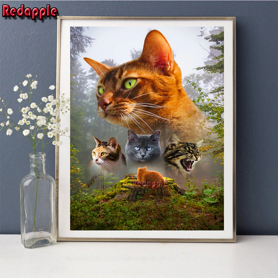 Foggy Forest Warrior Cat Diamond Painting, DIY 5D Diamond Painting, Fantasy Animal Cross Stitch Mosaic, Full Diamond Embroidery
Foggy Forest Warrior Cat Diamond Painting, DIY 5D Diamond Painting, Fantasy Animal Cross Stitch Mosaic, Full Diamond Embroidery