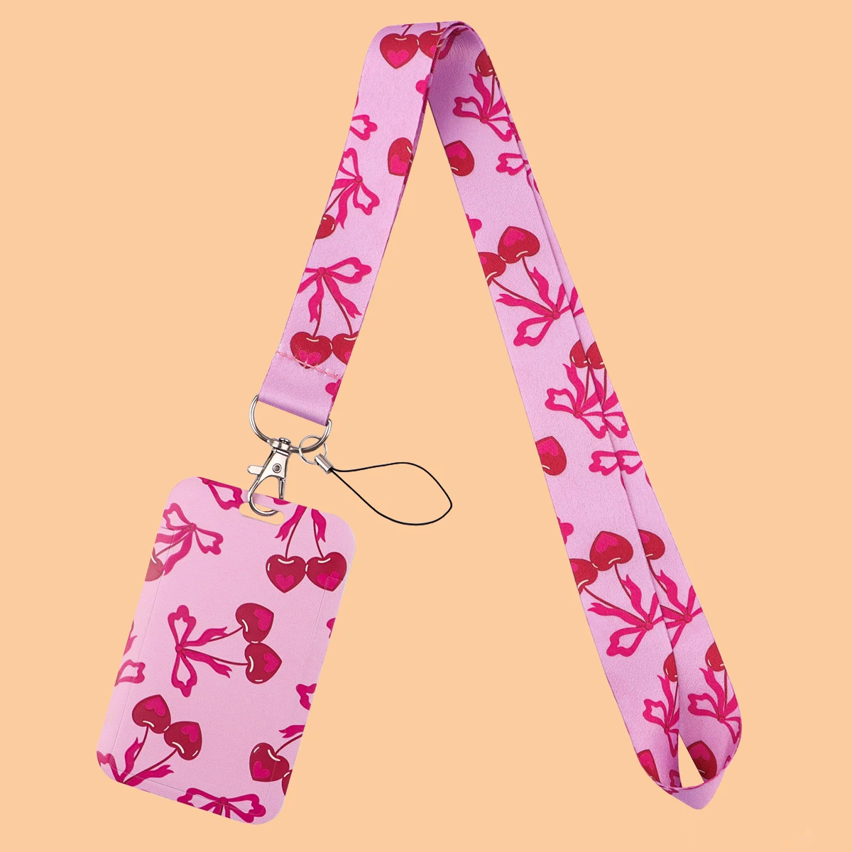 Sweet Cherry Lanyards For Keychain Kawaii Pink Pattern Neck Straps ID Card USB Badge Holder Hang Rope Accessories Gifts
Sweet Cherry Lanyards For Keychain Kawaii Pink Pattern Neck Straps ID Card USB Badge Holder Hang Rope Accessories Gifts