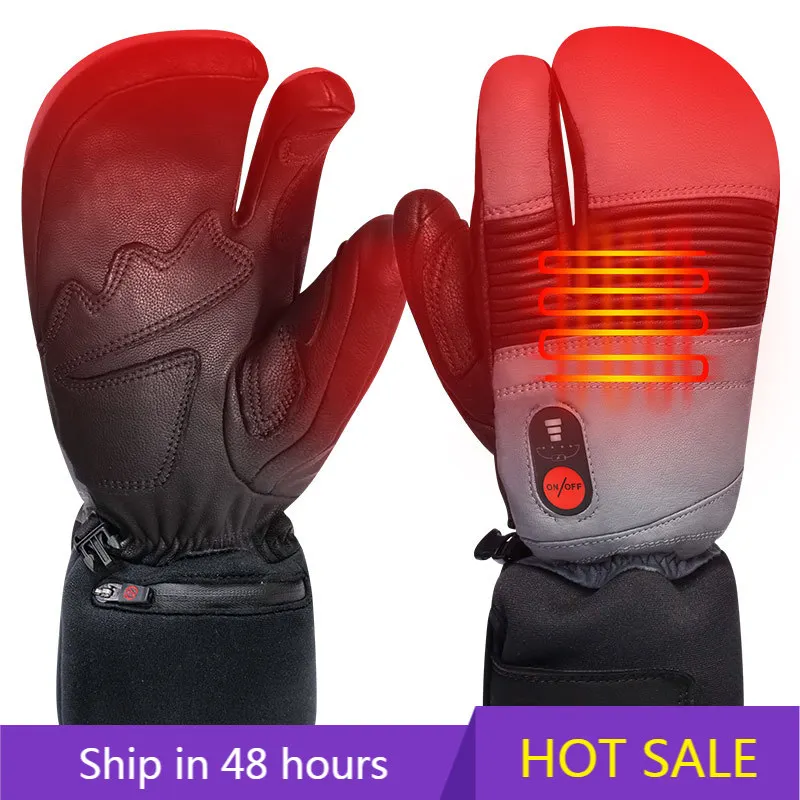 POWER LEAP Heated Gloves Flexible Crab Finger Rechargeable Ski Mitten 7.4V Battery for Winter Snow Camping Hunting Hiking Heated
POWER LEAP Heated Gloves Flexible Crab Finger Rechargeable Ski Mitten 7.4V Battery for Winter Snow Camping Hunting Hiking Heated