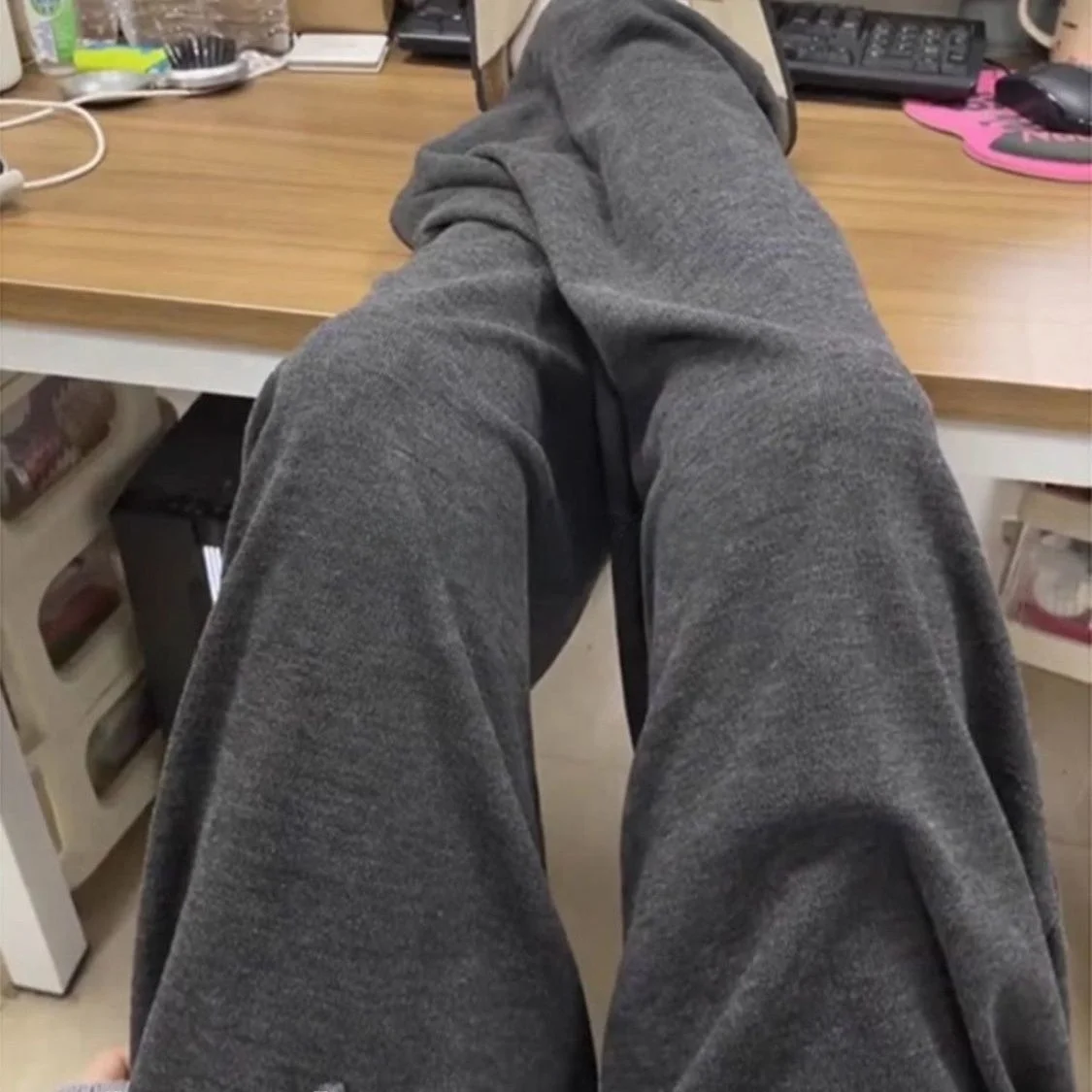 Spring Summer New Deep Grey Glutinous Casual Pants Men Women Straight Loose Sports Leisure Trousers High Waist Wide Leg
Spring Summer New Deep Grey Glutinous Casual Pants Men Women Straight Loose Sports Leisure Trousers High Waist Wide Leg