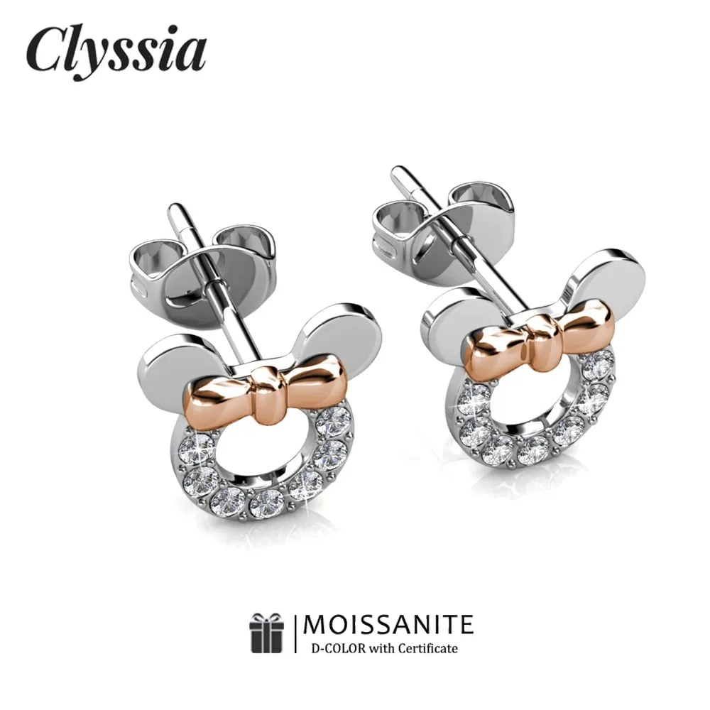 CLYSSIA 18-каратное белое золото с покрытием из серебра 925 пробы, милые серьги-подвески с муассанитом в виде мыши, сверкающие ювелирные изделия для женщин, красивая огранка
CLYSSIA 18-каратное белое золото с покрытием из серебра 925 пробы, милые серьги-подвески с муассанитом в виде мыши, сверкающие ювелирные изделия для женщин, красивая огранка