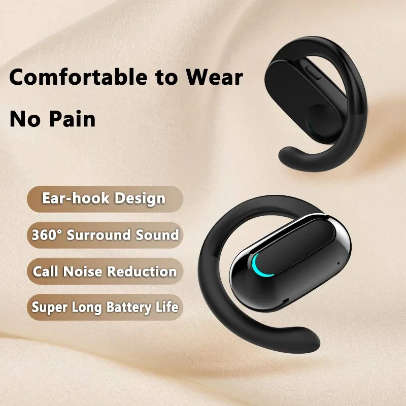 Monaural OWS Outside Sound Hanging Bluetooth Wireless Headphones 90° Adjustable Air Conduction Sports Headsets For Phone Laptop
Monaural OWS Outside Sound Hanging Bluetooth Wireless Headphones 90° Adjustable Air Conduction Sports Headsets For Phone Laptop