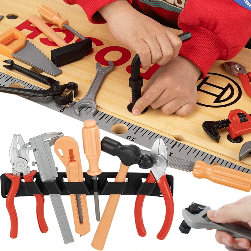 7pcs Mini Simulation Repair Tool Set Toys Pretend Play Repair Construction Tool Kit for Toddlers Educational Learning Toys TMZ
7pcs Mini Simulation Repair Tool Set Toys Pretend Play Repair Construction Tool Kit for Toddlers Educational Learning Toys TMZ