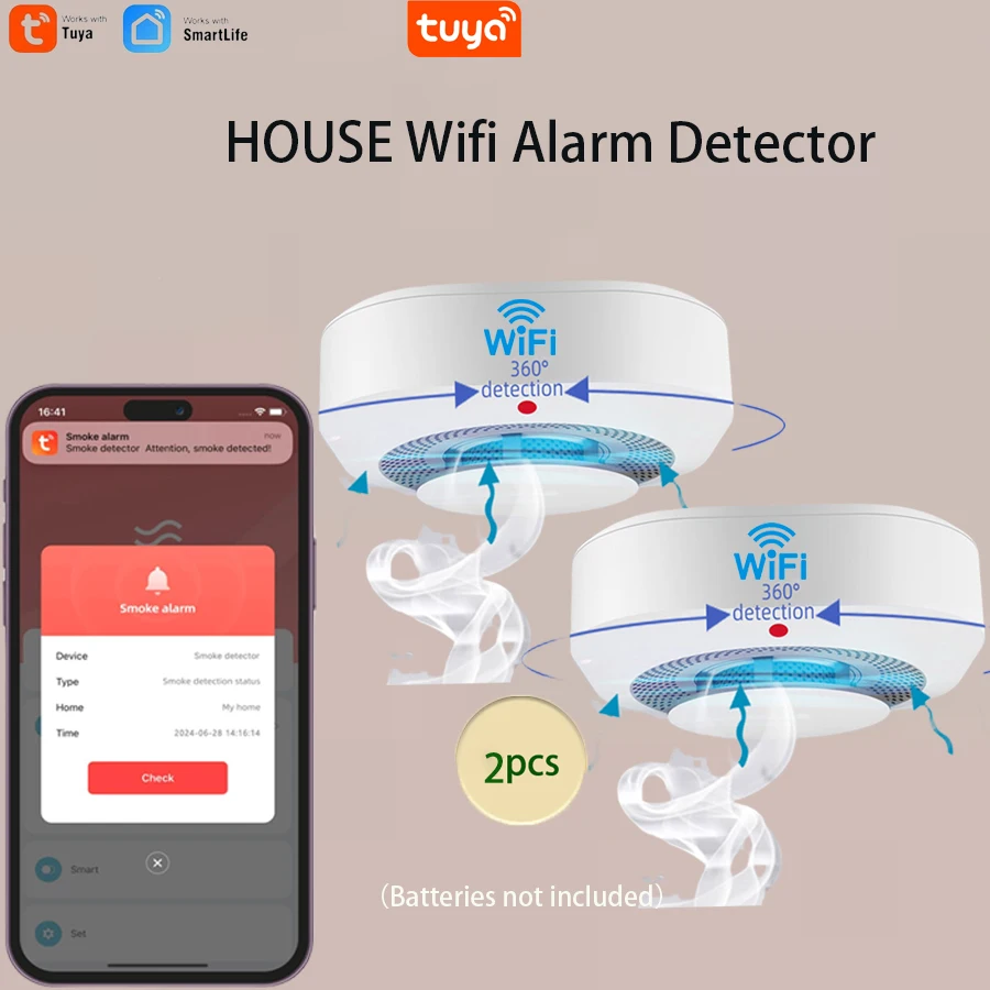 PGST Tuya-Smart Smoke Detector Zigbee/Wifi,10 Year Life,Fire Protection, Home Security Alarm, Sound Light Alarm, App Control
PGST Tuya-Smart Smoke Detector Zigbee/Wifi,10 Year Life,Fire Protection, Home Security Alarm, Sound Light Alarm, App Control