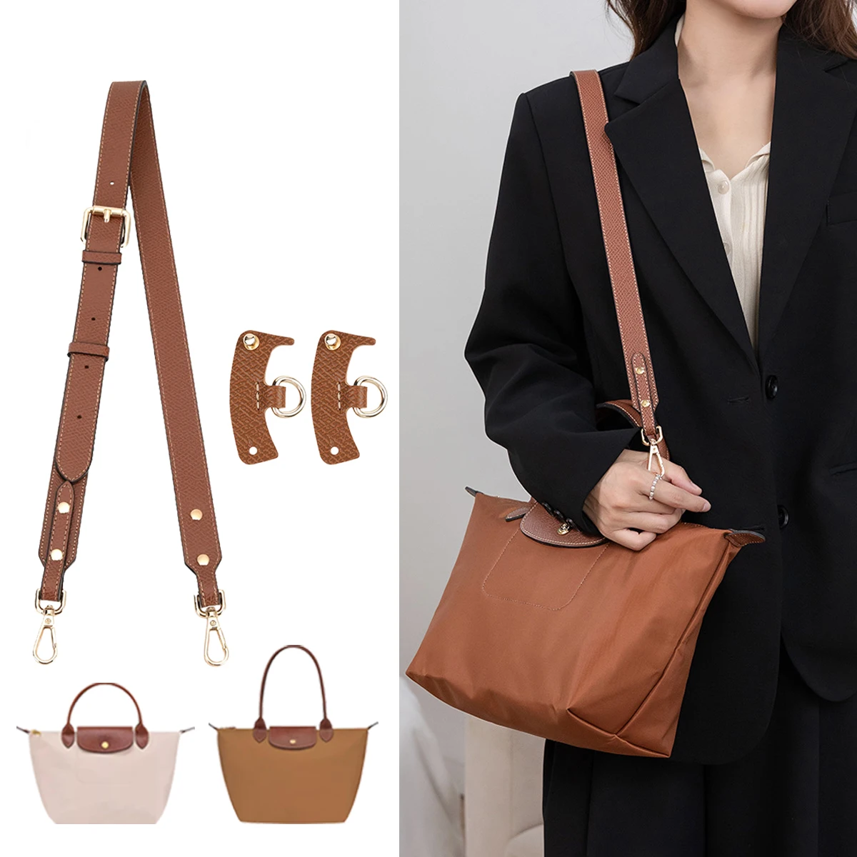 New 2.5cm Adjustable Wide Shoulder Strap for Longchamp Handbag Real Leather Crossbody Bag Straps Replacement for Women
New 2.5cm Adjustable Wide Shoulder Strap for Longchamp Handbag Real Leather Crossbody Bag Straps Replacement for Women