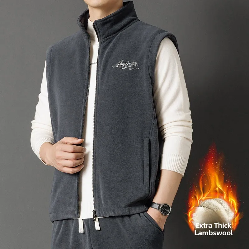Мужской жилет из овечьего вельвета, утепленный, зимний, модный, городской, ветрозащитный, молодежный, теплый, с декоративной молнией
Мужской жилет из овечьего вельвета, утепленный, зимний, модный, городской, ветрозащитный, молодежный, теплый, с декоративной молнией