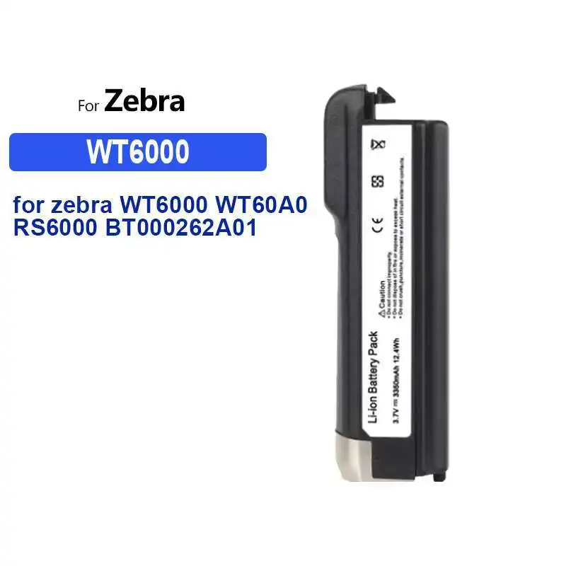 3350Mah Fast Charging Portable Terminal Device Battery Safe For Zebra WT6000 WT60A0 RS6000 BT000262A01 Btry-Nwtrs-33MA-01
3350Mah Fast Charging Portable Terminal Device Battery Safe For Zebra WT6000 WT60A0 RS6000 BT000262A01 Btry-Nwtrs-33MA-01