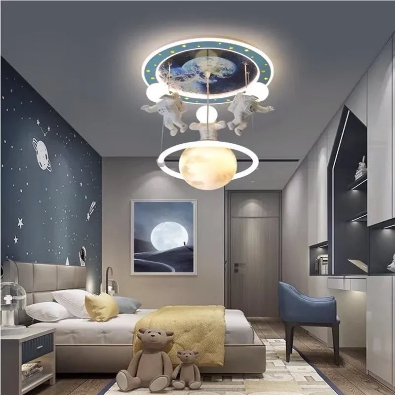 Children's Room Chandelier Creative Wandering Earth Star Lamp Astronaut Boy Bedroom
Children's Room Chandelier Creative Wandering Earth Star Lamp Astronaut Boy Bedroom
