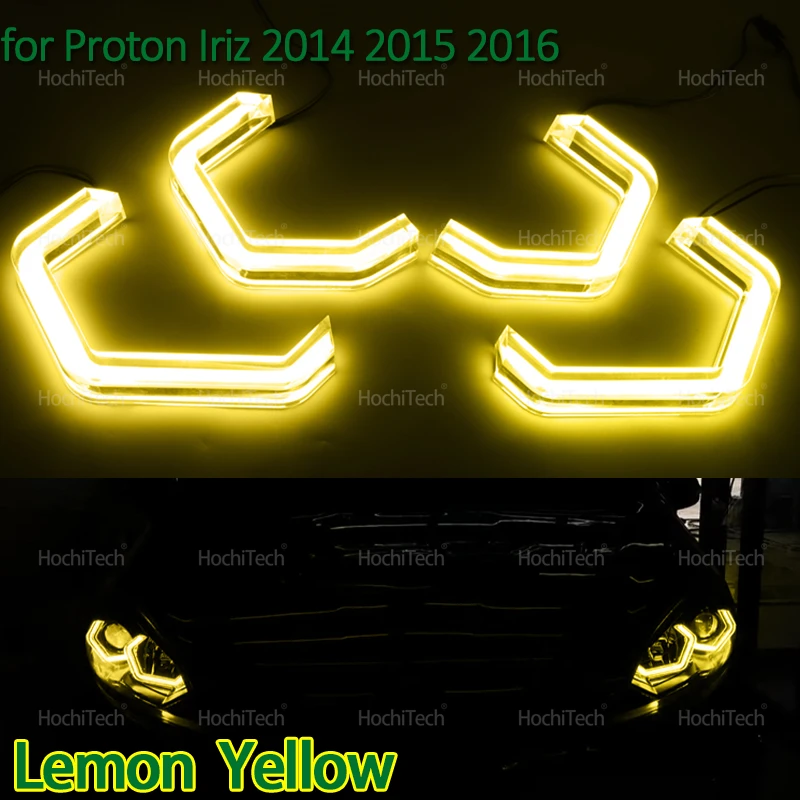 For Proton Iriz 2014 2015 2016 Excellent Day Light Lemon Yellow Color Crystal M4 Iconic Style LED Crystal Angel Eyes Ring Kit
For Proton Iriz 2014 2015 2016 Excellent Day Light Lemon Yellow Color Crystal M4 Iconic Style LED Crystal Angel Eyes Ring Kit