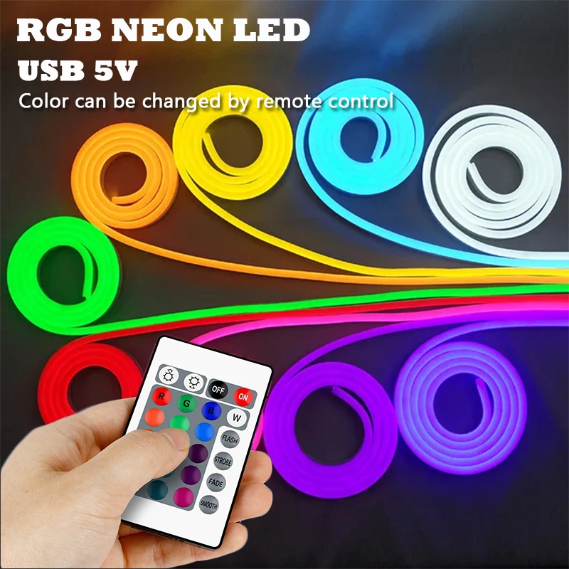 USB 5V 3535 SMD Neon LED Strip Lights Flexible Colour Changing Cuttable Rope Lights for Bedroom Decor
USB 5V 3535 SMD Neon LED Strip Lights Flexible Colour Changing Cuttable Rope Lights for Bedroom Decor