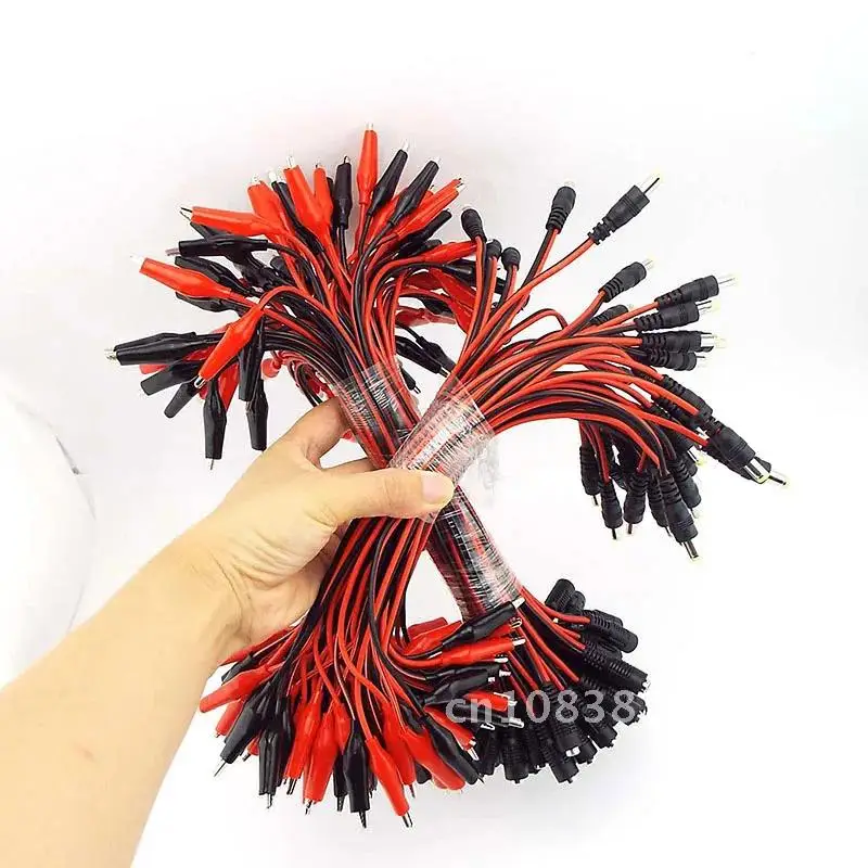 25CM Crocodile Test Leads Alligator Clip to DC Male Female plug cord DC Power Plug Connector Adapter plug Wire DC 5.5*2.1mm
25CM Crocodile Test Leads Alligator Clip to DC Male Female plug cord DC Power Plug Connector Adapter plug Wire DC 5.5*2.1mm