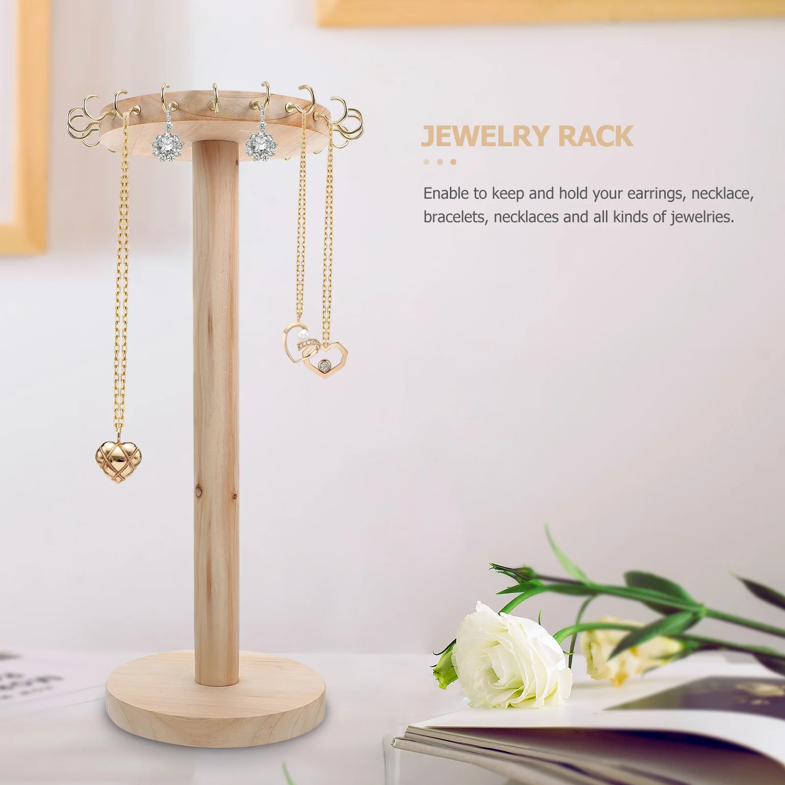 Креативный деревянный органайзер для ювелирных изделий, серьги, ожерелье, браслет, держатель для дисплея, безопасный прочный материал, домашнее декоративное хранилище
Креативный деревянный органайзер для ювелирных изделий, серьги, ожерелье, браслет, держатель для дисплея, безопасный прочный материал, домашнее декоративное хранилище