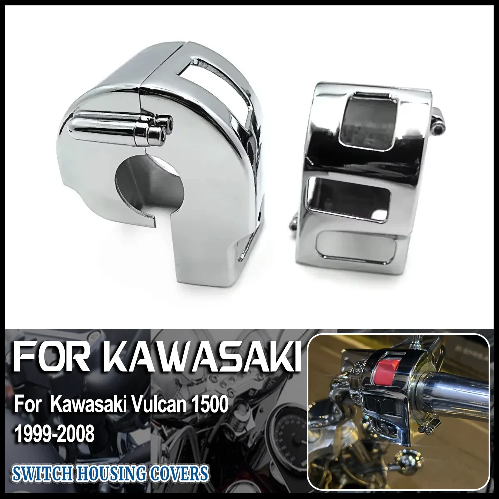 VN1500 VN1600 Motorcycle Chrome Switch Housing Cover Caps For Kawasaki Vulcan 1500 1600 1999-2007
VN1500 VN1600 Motorcycle Chrome Switch Housing Cover Caps For Kawasaki Vulcan 1500 1600 1999-2007