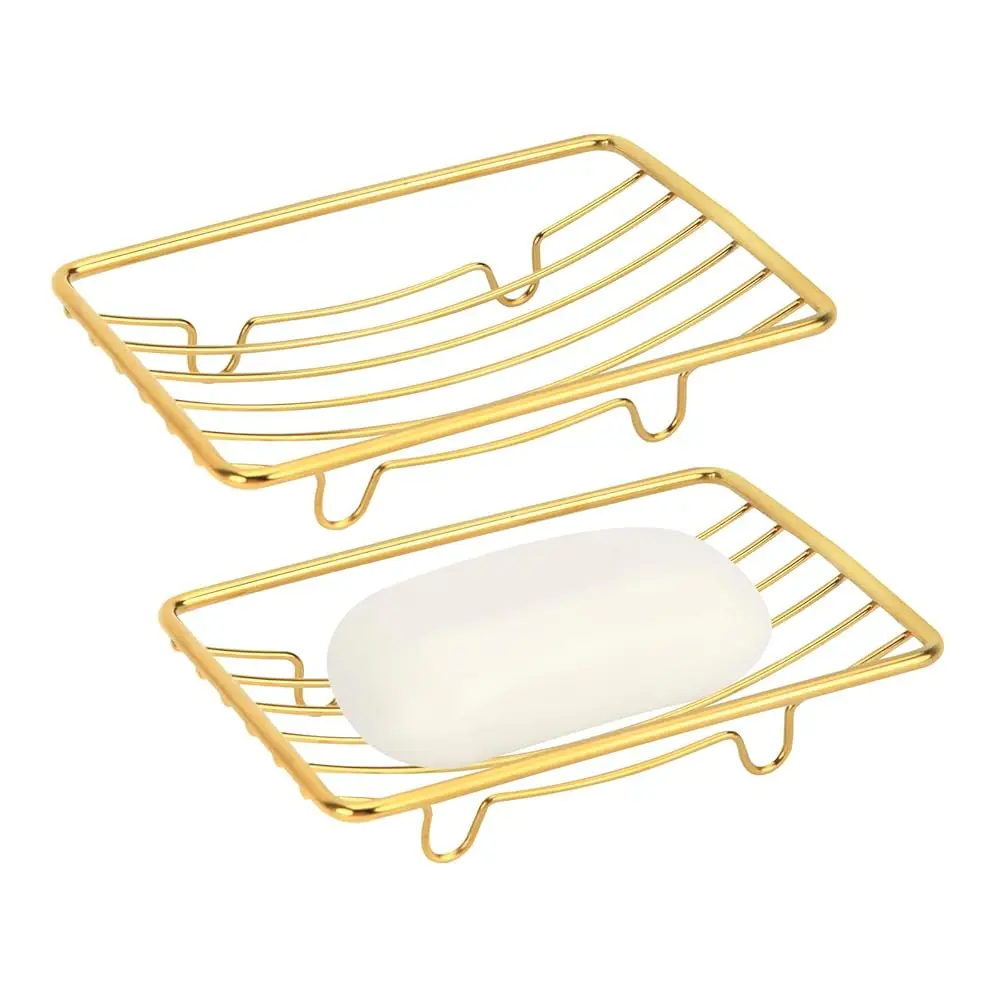 Soap Dishes, 2 Pack Self Draining Rustproof Stainless Steel Shower Bar Soap Dish Holder Tray Caddy Rack for Bathroom & Kitch
Soap Dishes, 2 Pack Self Draining Rustproof Stainless Steel Shower Bar Soap Dish Holder Tray Caddy Rack for Bathroom & Kitch