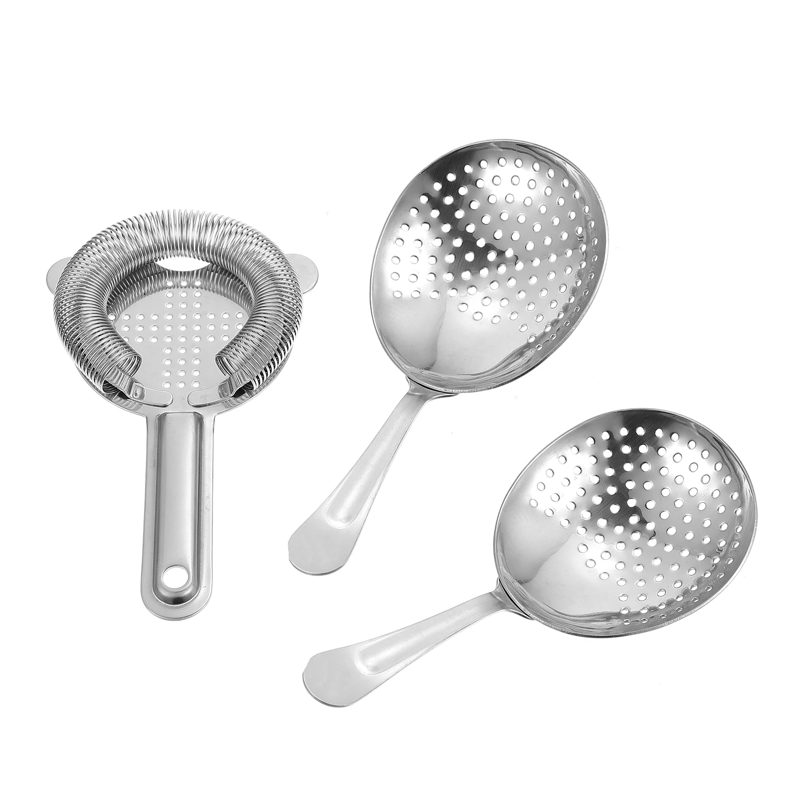 3 Pcs Cocktail Strainer Stainless Steel Tools Professional Mixology Equipment Household Bartending
3 Pcs Cocktail Strainer Stainless Steel Tools Professional Mixology Equipment Household Bartending