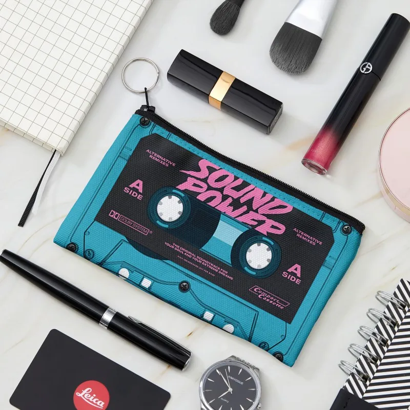 Retro radio tape small purse, ladies cosmetic storage bag, children's change storage bag, fun small wallet
Retro radio tape small purse, ladies cosmetic storage bag, children's change storage bag, fun small wallet