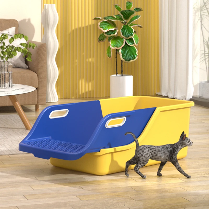 Cat Supplies Toilet Cat Litter Box Semi-closed Extra Large Size To Prevent Splashing Outside Automatic Litter Box
Cat Supplies Toilet Cat Litter Box Semi-closed Extra Large Size To Prevent Splashing Outside Automatic Litter Box
