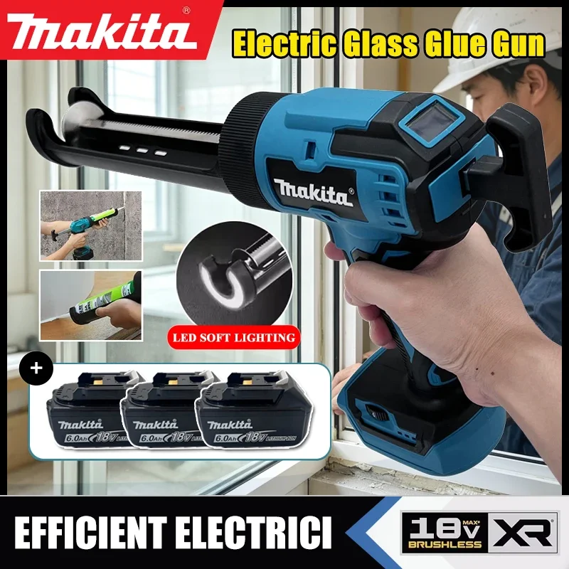 Makita Electric Glass Glue Gun Cement Glass Adhesive Glue Seal Sealant Tool Wireless Glass Doors Windows Filling Sewing Gun
Makita Electric Glass Glue Gun Cement Glass Adhesive Glue Seal Sealant Tool Wireless Glass Doors Windows Filling Sewing Gun