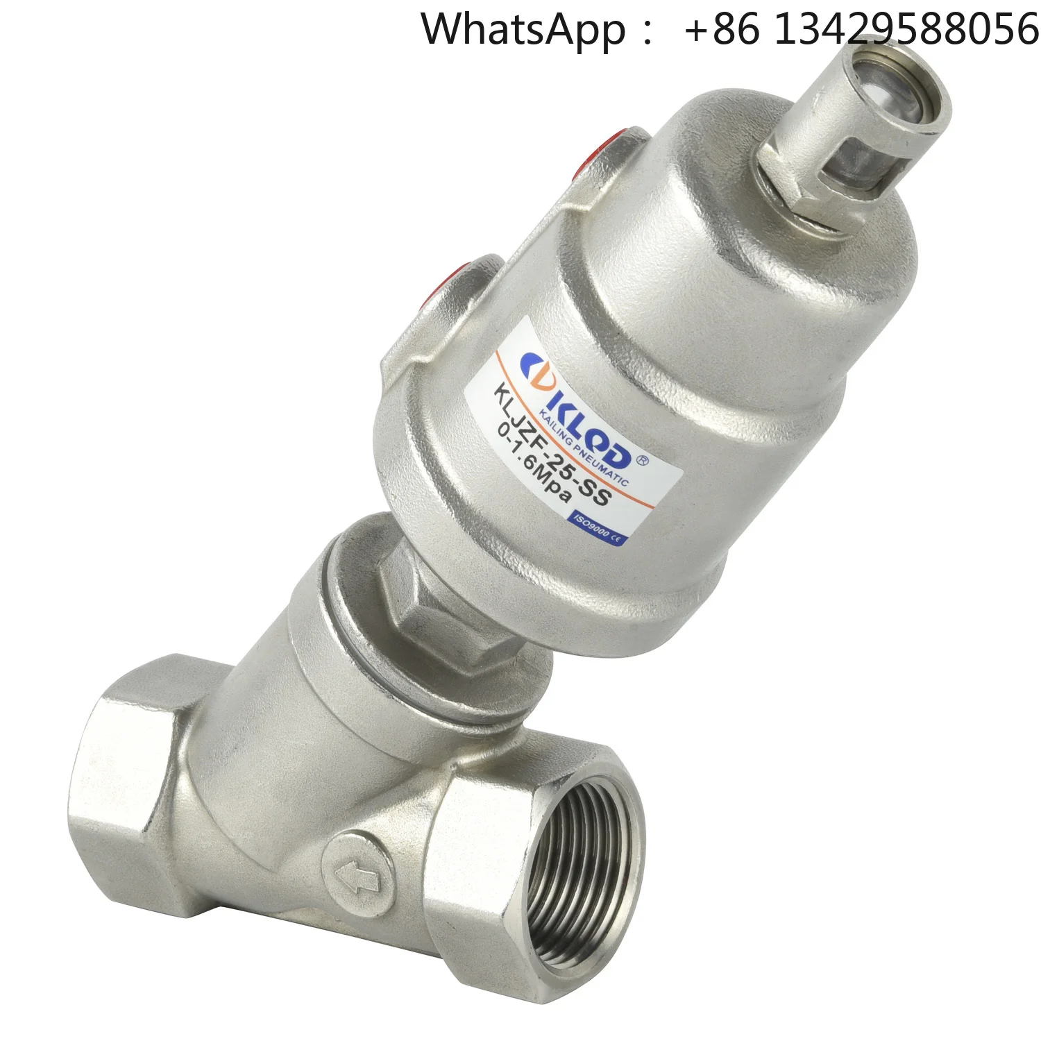 Pneumatic Flow Control Valve 2/2 Way Thread Stainless Steel Pneumatic Angle Seat Valve
Pneumatic Flow Control Valve 2/2 Way Thread Stainless Steel Pneumatic Angle Seat Valve