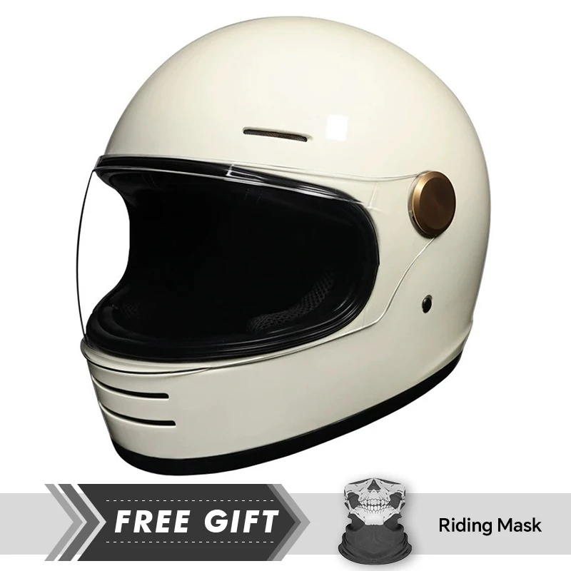 Retro Vintage Leather Full Face Helmet DOT Certification Motorcycle Helmets ABS Shell Motorcycle Accessories Men Women Unisex
Retro Vintage Leather Full Face Helmet DOT Certification Motorcycle Helmets ABS Shell Motorcycle Accessories Men Women Unisex