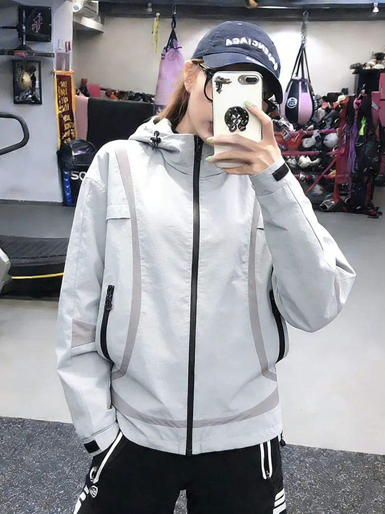 American Sle Tee-Proof Soft ell Jaet Men's Women's Spring Autumn Outdoor Sports Cycling Fitn Yoga Outerwear
American Sle Tee-Proof Soft ell Jaet Men's Women's Spring Autumn Outdoor Sports Cycling Fitn Yoga Outerwear