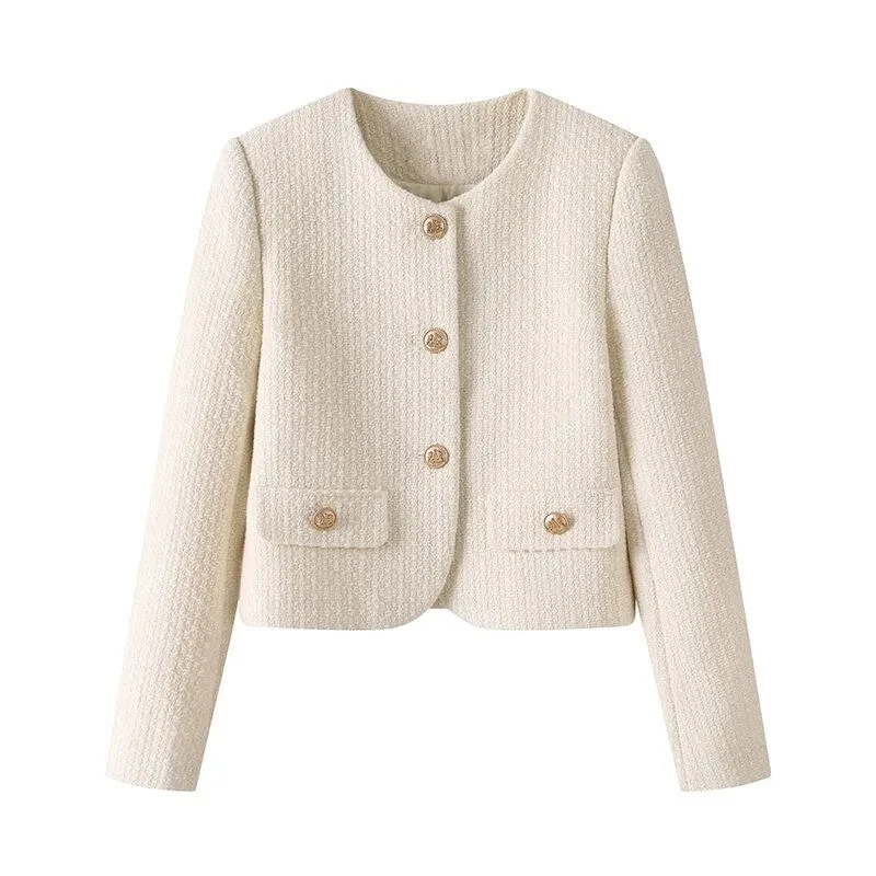 New Spring Autumn Small Fragrance Jacket Women Clothing French Vintage Chic Short Coat Female Outerwear Elegant Office Lady Tops
New Spring Autumn Small Fragrance Jacket Women Clothing French Vintage Chic Short Coat Female Outerwear Elegant Office Lady Tops