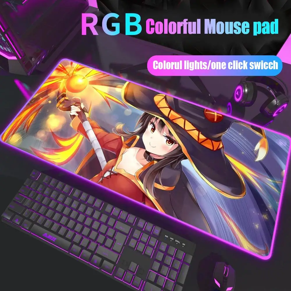 megumin Mouse Pad Gamer Rgb Desk Mat Back Light Led Mousepad Setup Gaming Accessories Deskmat Big Mousepad Backlight
megumin Mouse Pad Gamer Rgb Desk Mat Back Light Led Mousepad Setup Gaming Accessories Deskmat Big Mousepad Backlight