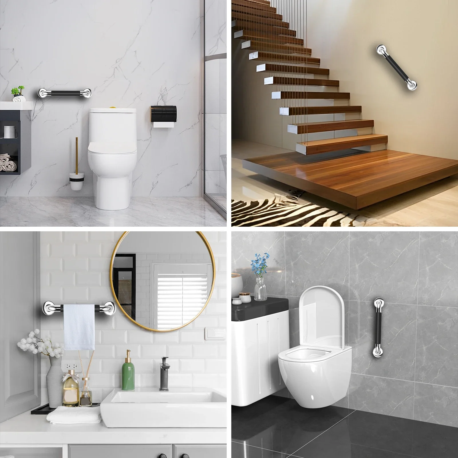 Shower Toilet Handrail Stainless Steel/Plastic Bathroom Tub Grab Bar Anti Slip Prevent Falls for Elderly Safety Support Handle
Shower Toilet Handrail Stainless Steel/Plastic Bathroom Tub Grab Bar Anti Slip Prevent Falls for Elderly Safety Support Handle