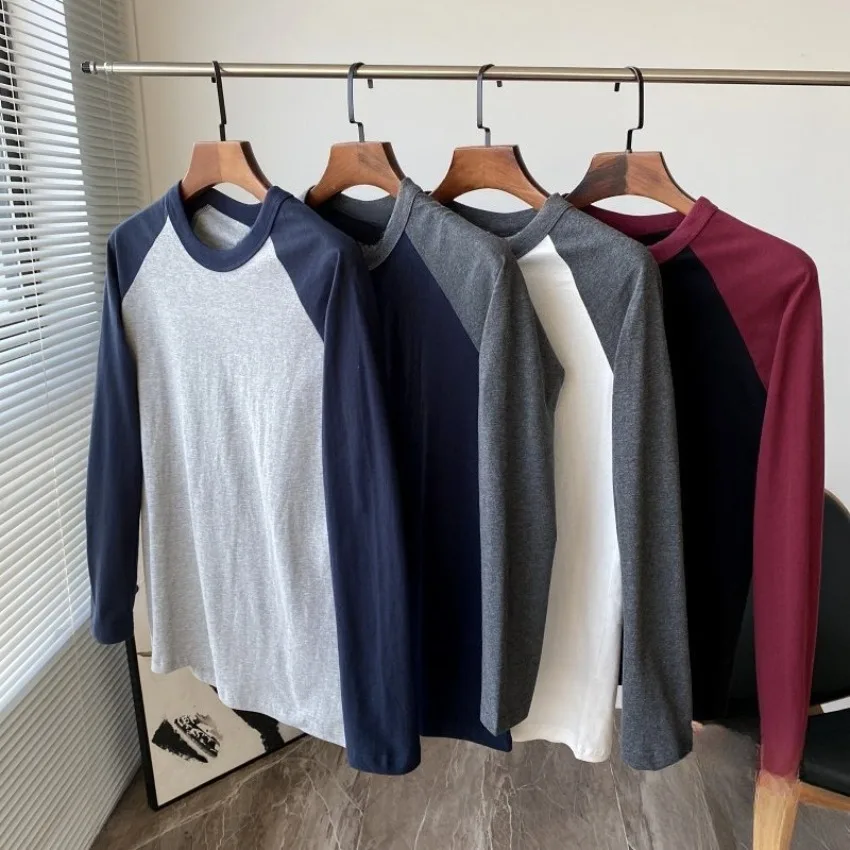 Весна 2026, новая хлопковая стираная ткань, одинаковый по цвету, пуловер с длинными рукавами и круглым вырезом, мужская футболка ранней весны
Весна 2026, новая хлопковая стираная ткань, одинаковый по цвету, пуловер с длинными рукавами и круглым вырезом, мужская футболка ранней весны