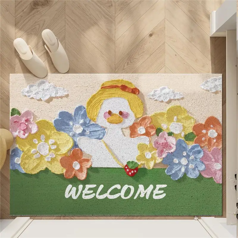 Custom Entrance Doormat Fragrance Full Garden Wear-resistant Non-slip Silk Ring Floor Mat Outdoor Entrance Bottom Cleaning Mat
Custom Entrance Doormat Fragrance Full Garden Wear-resistant Non-slip Silk Ring Floor Mat Outdoor Entrance Bottom Cleaning Mat