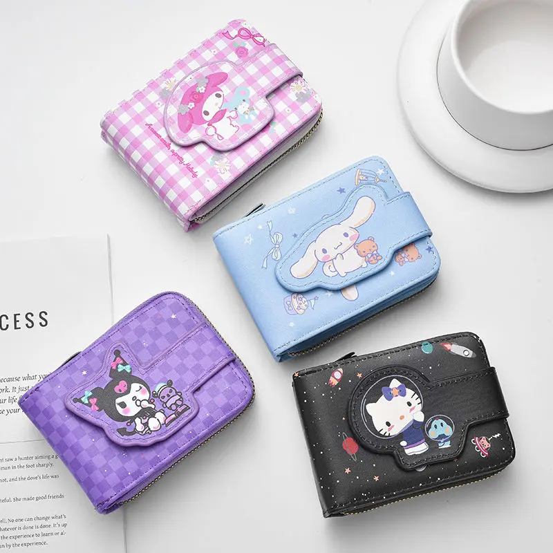 Sanrio anime Hello Kitty Kurome cute cartoon multiple card slots large capacity small and ultra-thin storage ID card holder gift
Sanrio anime Hello Kitty Kurome cute cartoon multiple card slots large capacity small and ultra-thin storage ID card holder gift