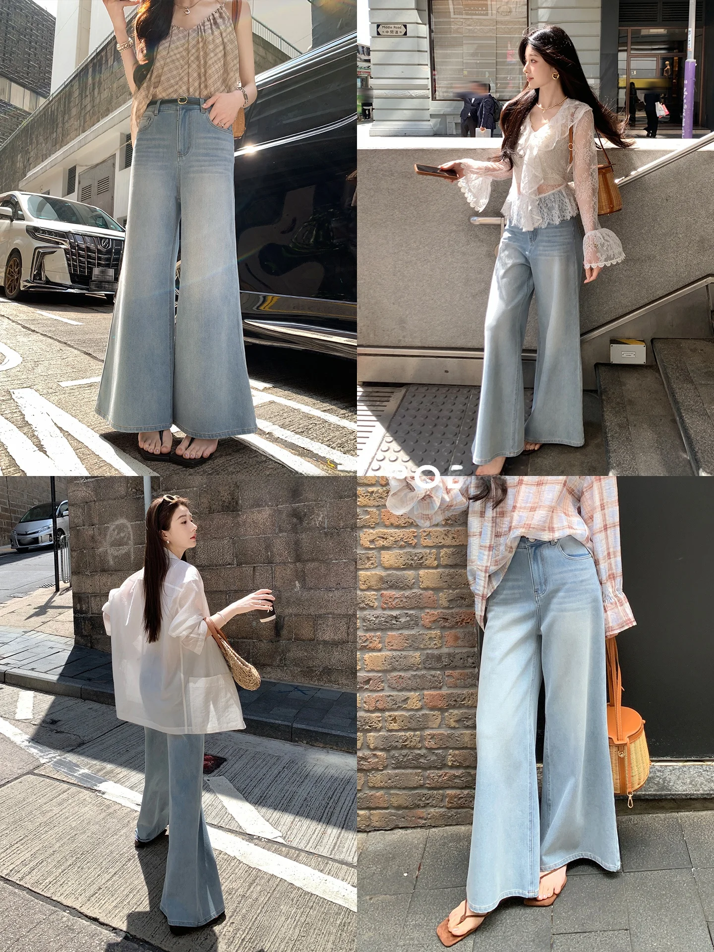 Lazy Style Retro Washed Denim Wide Leg Pants Women's Straight Cut Casual Jeans about Poem Summer Collection Loose Fit Cotton ...
Lazy Style Retro Washed Denim Wide Leg Pants Women's Straight Cut Casual Jeans about Poem Summer Collection Loose Fit Cotton ...