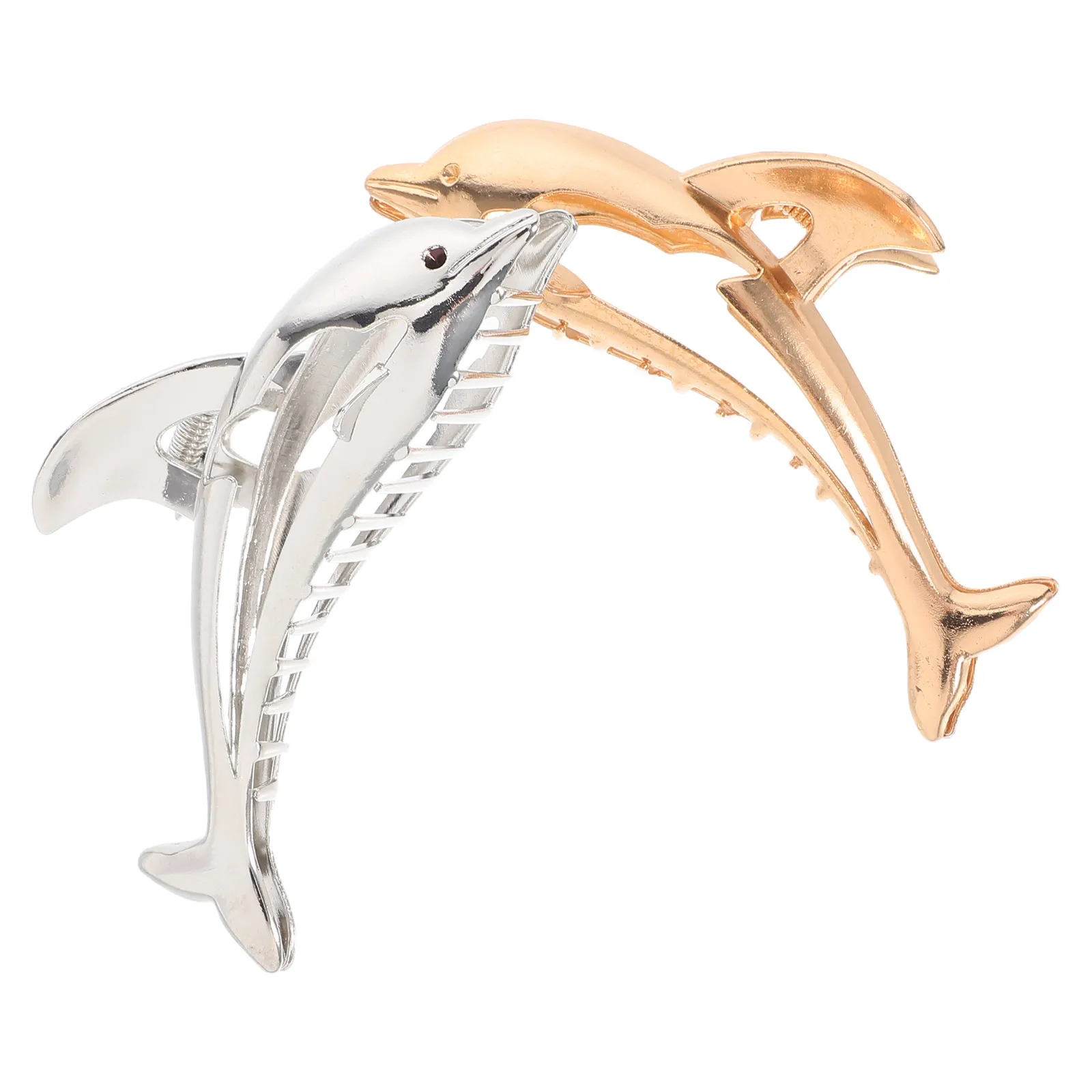2pcs Dolphin Claw Clips Zinc Alloy Sturdy Women Hairpins Large Jaw for Thick Fine Long Hair Everyday Party Wedding Prom 
2pcs Dolphin Claw Clips Zinc Alloy Sturdy Women Hairpins Large Jaw for Thick Fine Long Hair Everyday Party Wedding Prom