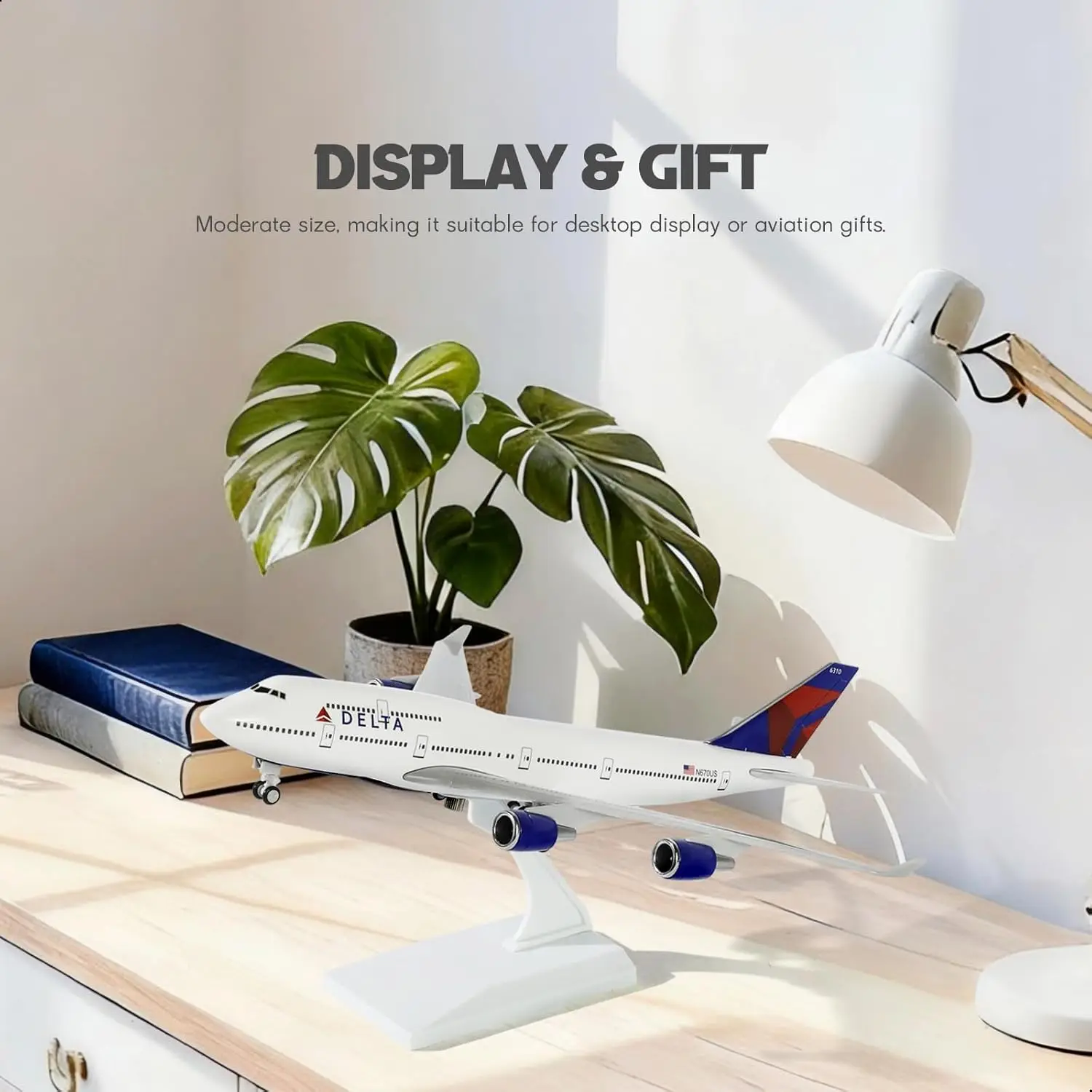 1/240 Delta B747 Airplane Model Kits for B747 Airlines Resin Plane Model with Display Stand for Adult Aviation Gift or Decoratio
1/240 Delta B747 Airplane Model Kits for B747 Airlines Resin Plane Model with Display Stand for Adult Aviation Gift or Decoratio