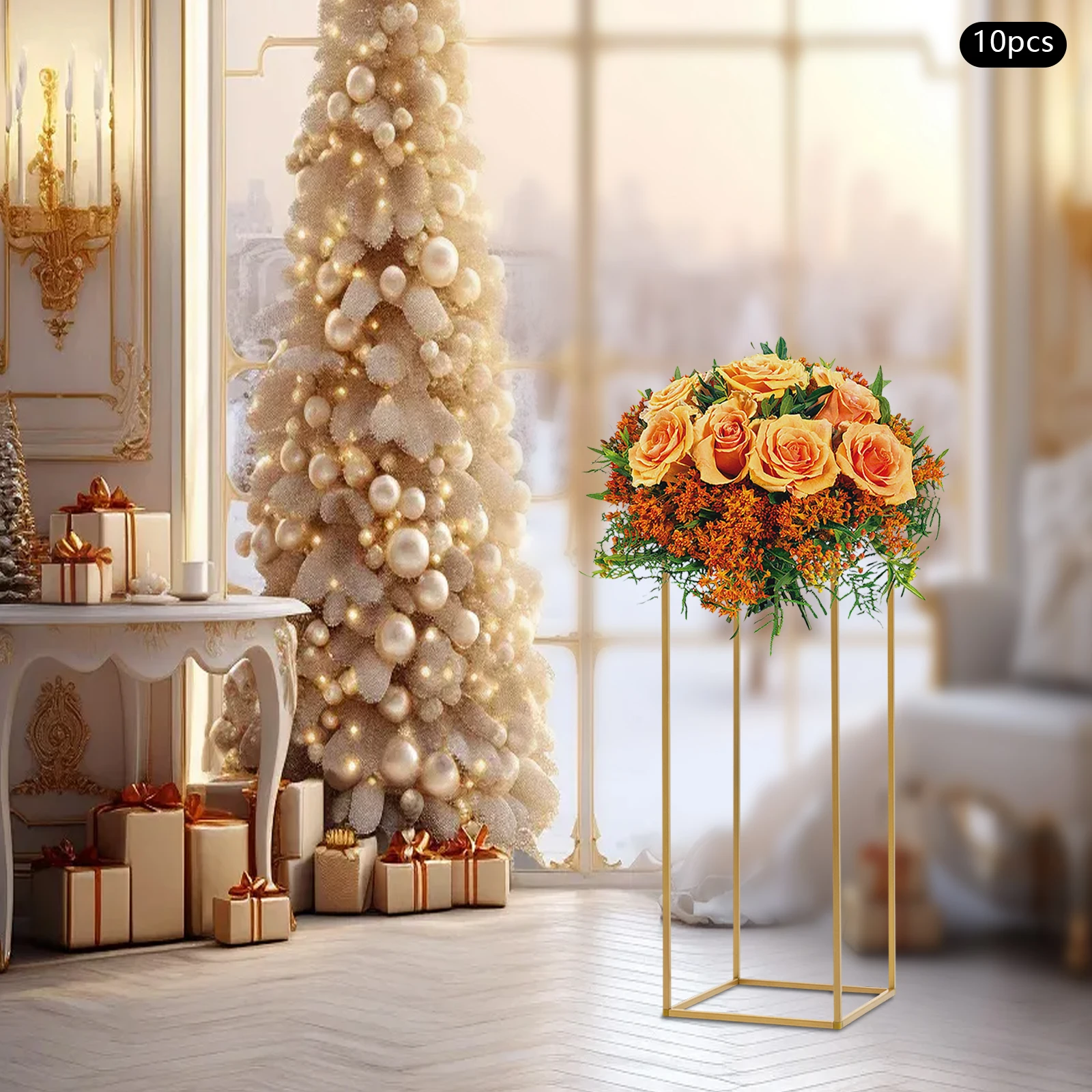 10 шт. золотые металлические подставки для цветов, современные железные подставки для растений, свадебная подставка для цветов 80 см/60 см для украшения вечеринки
10 шт. золотые металлические подставки для цветов, современные железные подставки для растений, свадебная подставка для цветов 80 см/60 см для украшения вечеринки