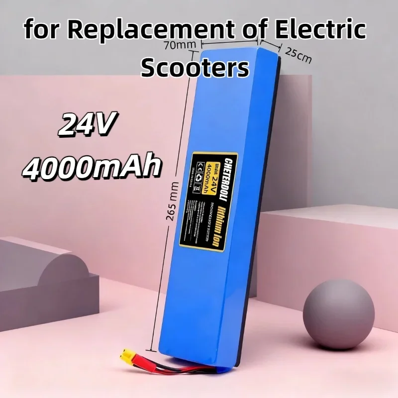24V 4000mAh 7S2P Li-ion Rechargeable Battery Pack – Durable Power for 29.4V Scooter Battery Replacement, Reliable Energy
24V 4000mAh 7S2P Li-ion Rechargeable Battery Pack – Durable Power for 29.4V Scooter Battery Replacement, Reliable Energy