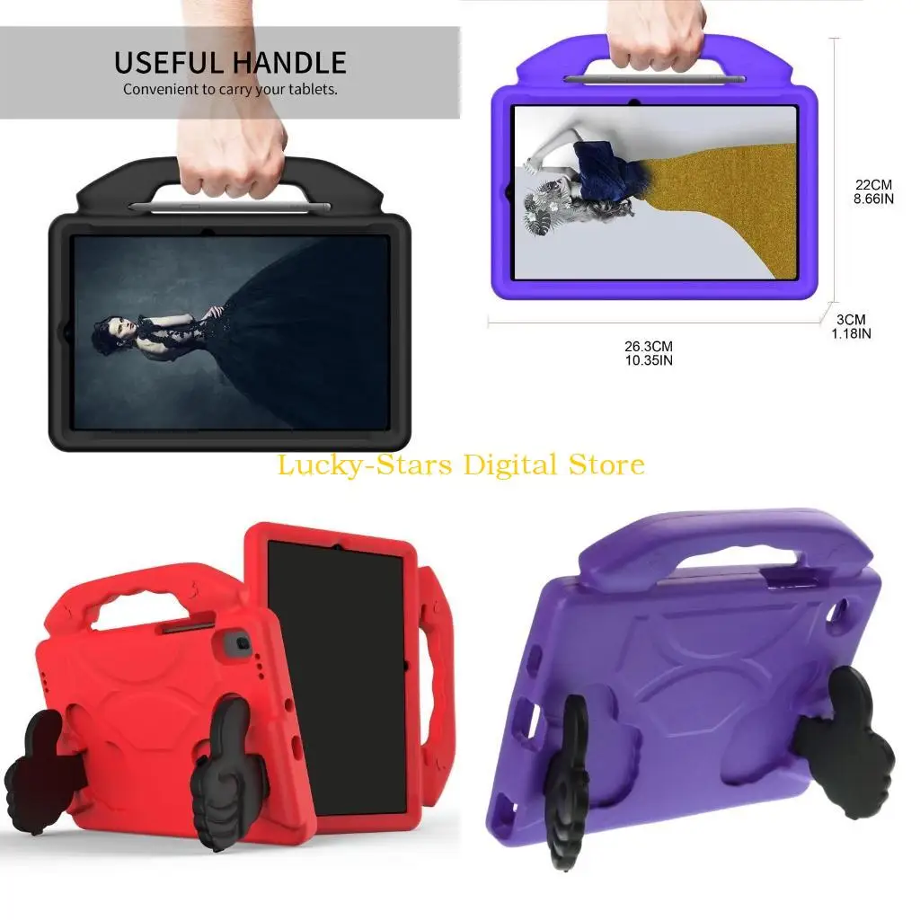 T3EE 10.5inch for Case Silicone Shockproof Tablet Stand Flexible for Protection Cover for w/ Interesting Thumb Stand for TAB
T3EE 10.5inch for Case Silicone Shockproof Tablet Stand Flexible for Protection Cover for w/ Interesting Thumb Stand for TAB