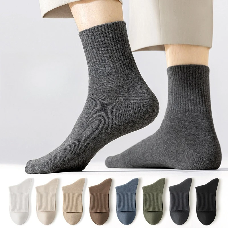 Men's Pure Cotton Breathable Mid-calf Socks,winter and Autumn Odor-resistant and Sweat-absorbent Sport Men's Socks,business Sock
Men's Pure Cotton Breathable Mid-calf Socks,winter and Autumn Odor-resistant and Sweat-absorbent Sport Men's Socks,business Sock