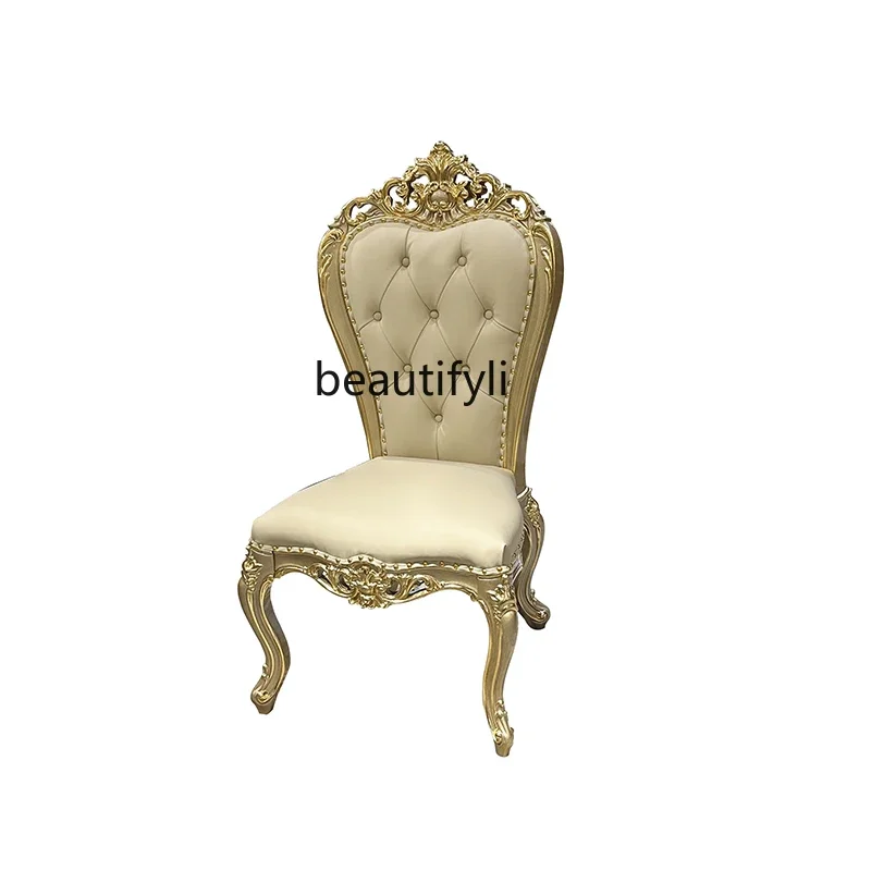 ss8350 French solid wood dining chair fashion styling chair European luxury carved leisure sofa restaurant furniture
ss8350 French solid wood dining chair fashion styling chair European luxury carved leisure sofa restaurant furniture