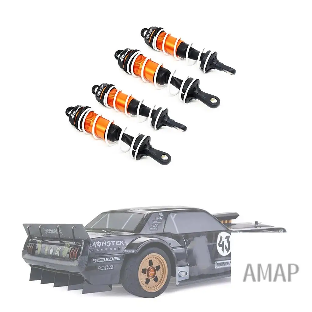 MP-ZD 4 шт. металлический амортизатор 110 мм для 1/8 Traxxas X-Maxx Summit E-Revo ARRMA 1/7 ZD Racing EX-07 EX07 Детали для обновления радиоуправляемого автомобиля
MP-ZD 4 шт. металлический амортизатор 110 мм для 1/8 Traxxas X-Maxx Summit E-Revo ARRMA 1/7 ZD Racing EX-07 EX07 Детали для обновления радиоуправляемого автомобиля