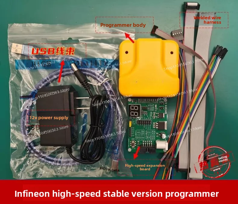 ForInfineon Programmer – High‑Speed Full‑Function for BMW SME, EV/ICE ECU, Body Computer, Small Battery Repair
ForInfineon Programmer – High‑Speed Full‑Function for BMW SME, EV/ICE ECU, Body Computer, Small Battery Repair