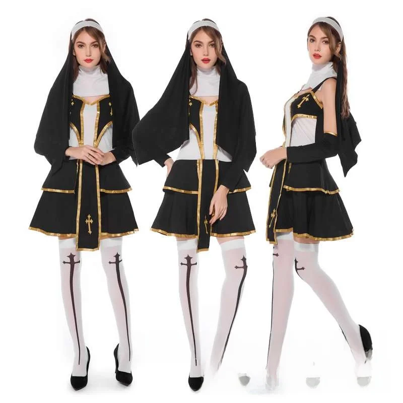 Костюм для взрослых в стиле миссионерки на Хэллоуин, маскарадный костюм, этническая одежда для женщин, традиционная китайская одежда для сценических выступлений
Костюм для взрослых в стиле миссионерки на Хэллоуин, маскарадный костюм, этническая одежда для женщин, традиционная китайская одежда для сценических выступлений