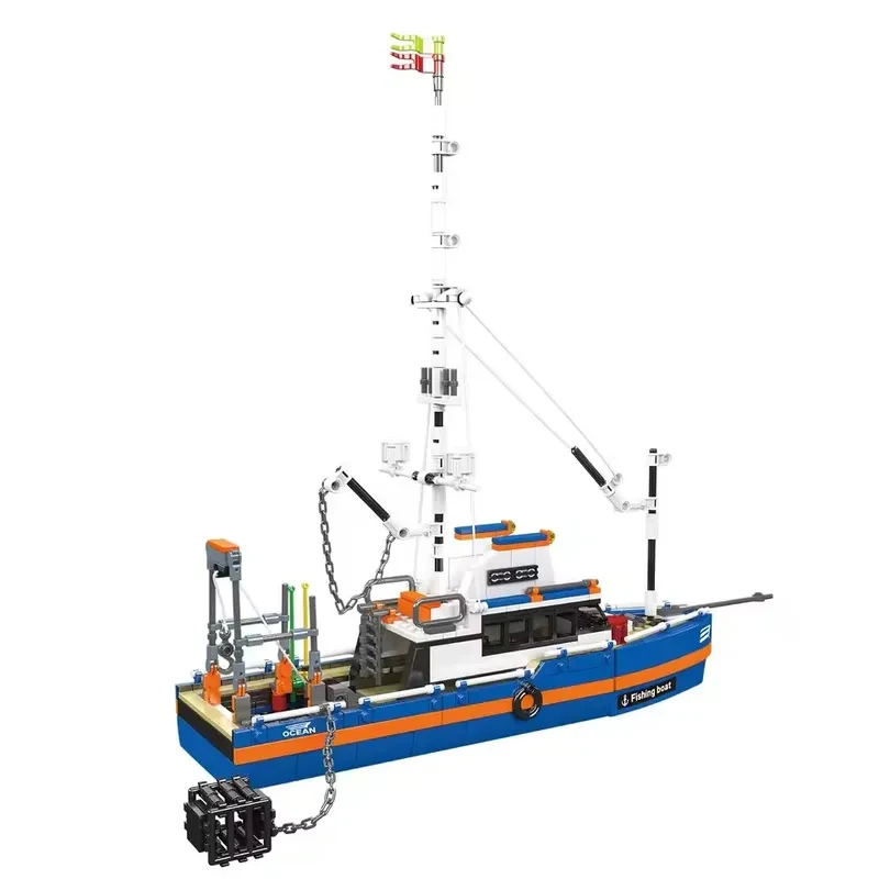 New Fishing Boat Model Technical Mould King 10185 Coastal Pier Scene Ship Building Blocks Set for Adults Toys Kids Gifts
New Fishing Boat Model Technical Mould King 10185 Coastal Pier Scene Ship Building Blocks Set for Adults Toys Kids Gifts