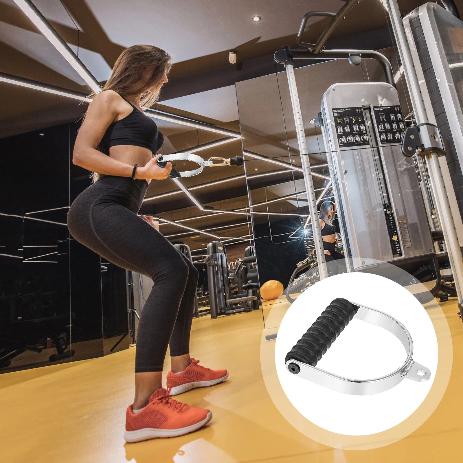 1Set Training Handle Chrome Plated Durable Fitness Pull Rod Non Slip Sweat Absorbing Muscle Trainer Gym Accessories
1Set Training Handle Chrome Plated Durable Fitness Pull Rod Non Slip Sweat Absorbing Muscle Trainer Gym Accessories